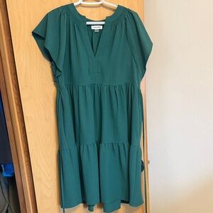 Calvin Klein Green Midi Dress